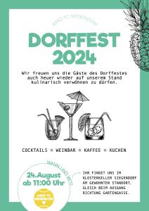 Dorffest 2024 - Wir sind wieder dabei!